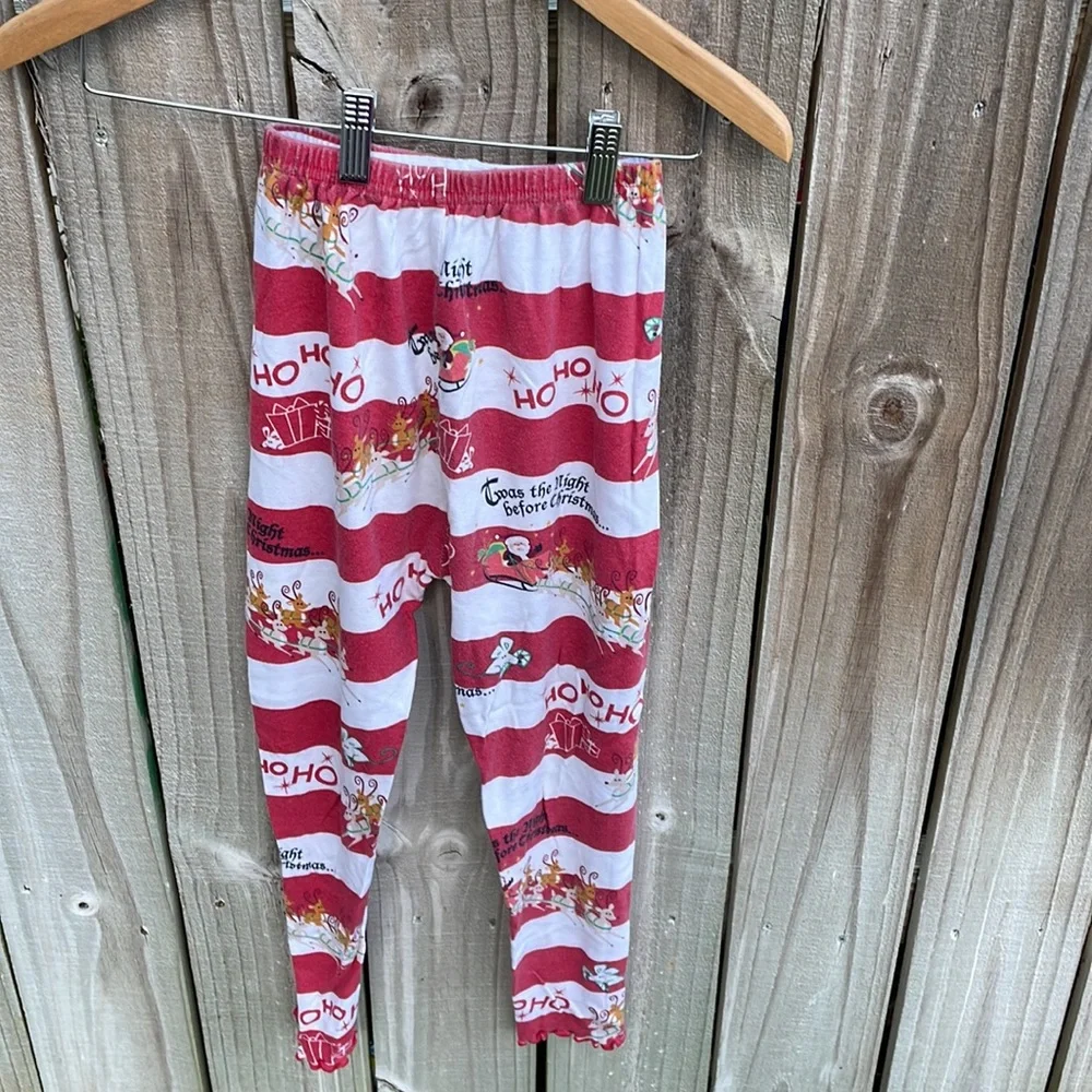 Books to Bed Twas the Night Before Christmas PJ Set Sz 10